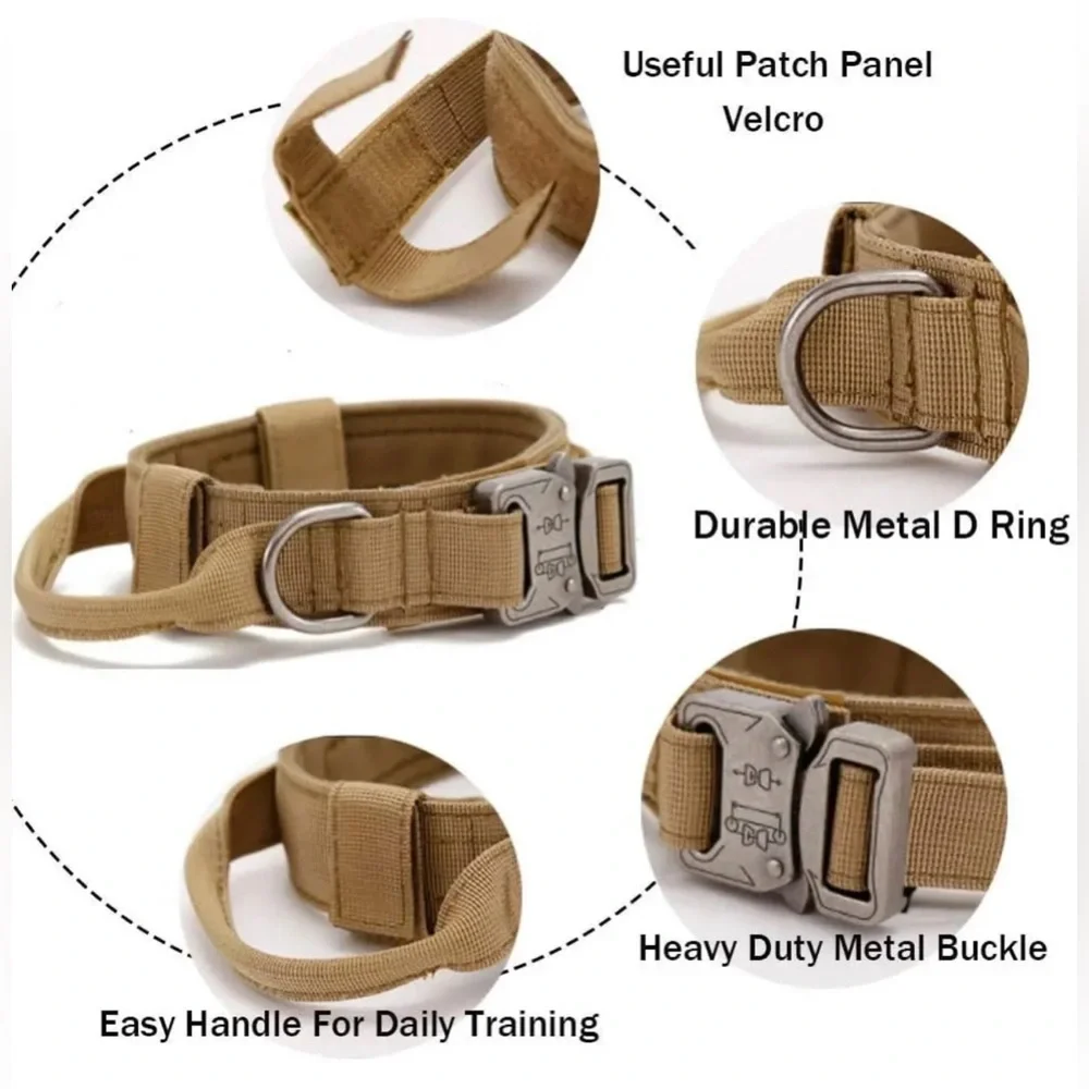 New High quality Compo Tactical Collar & Leash for Dog